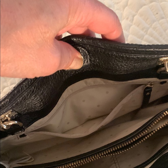 Kate Spade Black Quilted Shoulder Bag with Gold Hardware - Picture 9 of 13